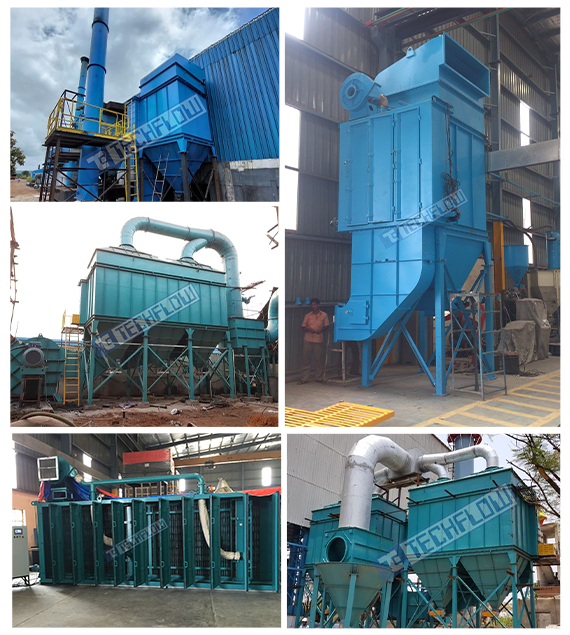 Reverse Air Cleaning Cassette Type Filter for Foundry