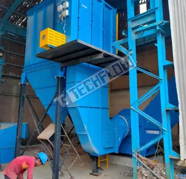 Reverse Air Cleaning Cassette Type Filter for Foundry